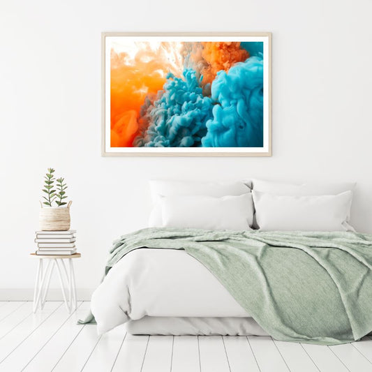 Colorful Abstract Smoke Design Home Decor Premium Quality Poster Print Choose Your Sizes
