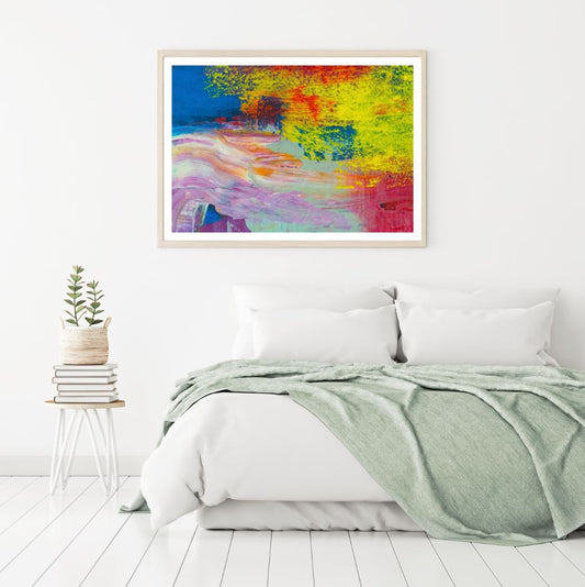 Colorful Abstract Watercolor Art Home Decor Premium Quality Poster Print Choose Your Sizes
