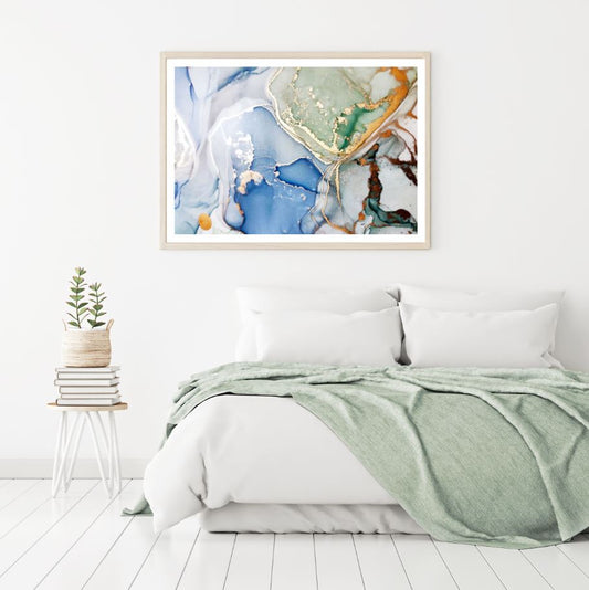 Colorful Abstract Granite Design Home Decor Premium Quality Poster Print Choose Your Sizes