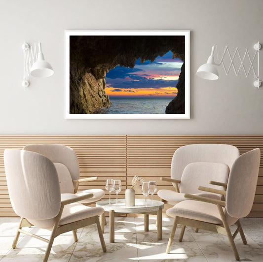 Sea Cave Scenery Photograph Home Decor Premium Quality Poster Print Choose Your Sizes