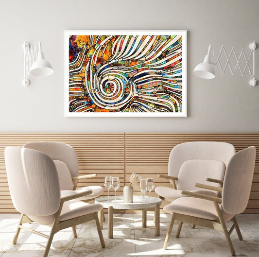 Colorful Abstract Mosaic Design Home Decor Premium Quality Poster Print Choose Your Sizes