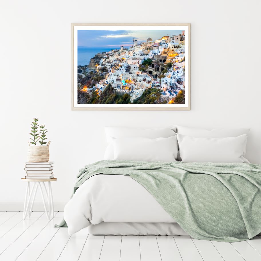 Stunning City Sky View Photograph Home Decor Premium Quality Poster Print Choose Your Sizes