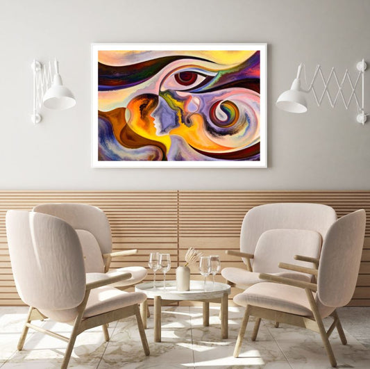 Colorful Face Abstract Design Home Decor Premium Quality Poster Print Choose Your Sizes