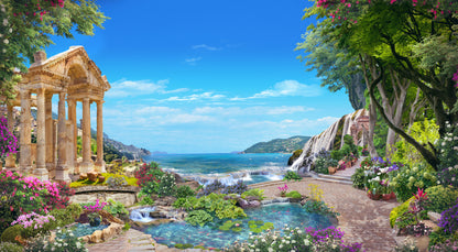 House Nature View Painting Print 100% Australian Made