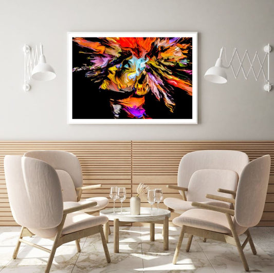 Colorful Face Abstract Design Home Decor Premium Quality Poster Print Choose Your Sizes