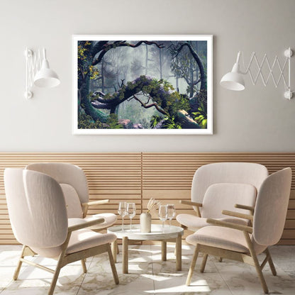 Deep Forest Digital Painting Home Decor Premium Quality Poster Print Choose Your Sizes