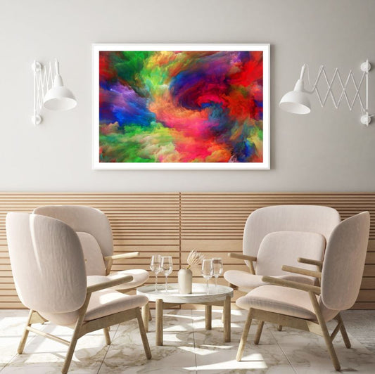 Colorful Abstract Cloud Design Home Decor Premium Quality Poster Print Choose Your Sizes