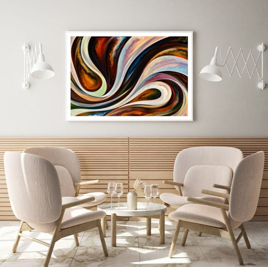 Colorful Abstract Shapes Design Home Decor Premium Quality Poster Print Choose Your Sizes