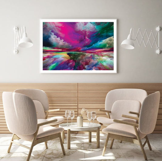 Colorful Abstract Cloud Design Home Decor Premium Quality Poster Print Choose Your Sizes