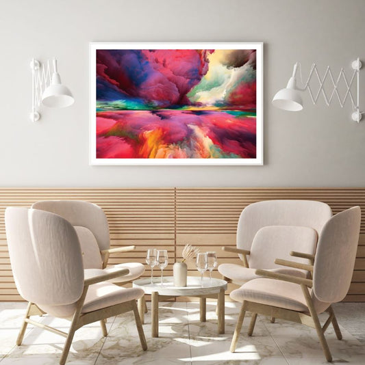 Colorful Abstract Cloud Design Home Decor Premium Quality Poster Print Choose Your Sizes