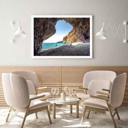 Sea Cave Scenery Photograph Home Decor Premium Quality Poster Print Choose Your Sizes
