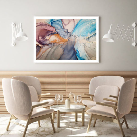 Colorful Abstract Granite Design Home Decor Premium Quality Poster Print Choose Your Sizes