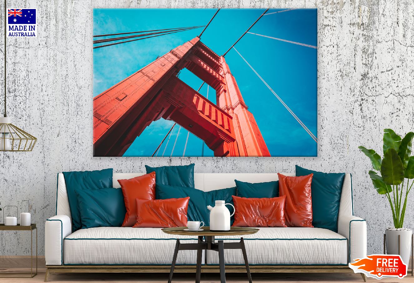 Golden Gate Bridge, San Francisco Bay Area, California, USA Print 100% Australian Made
