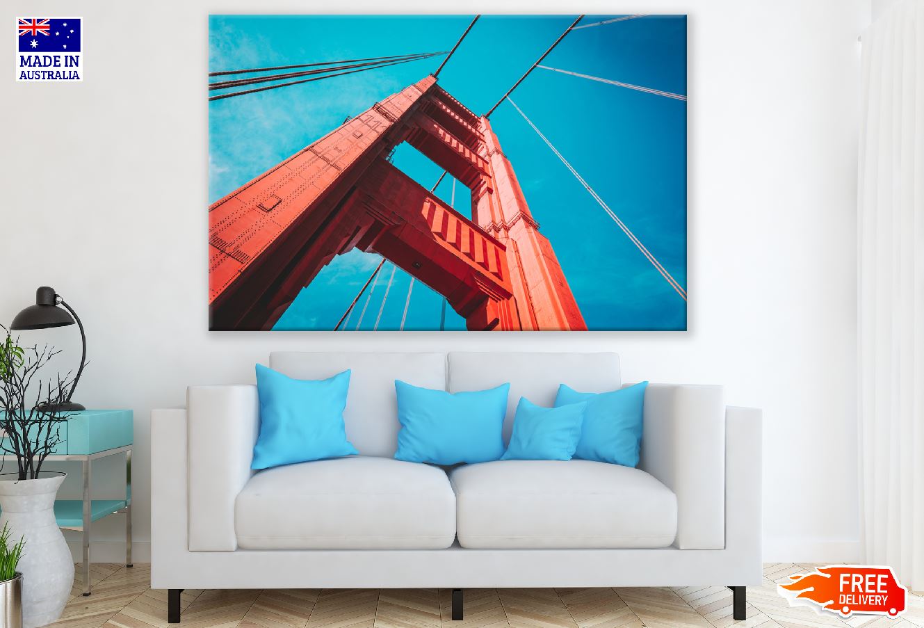 Golden Gate Bridge, San Francisco Bay Area, California, USA Print 100% Australian Made