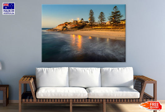 Port Noarlunga Beach Sunset View Photograph Print 100% Australian Made