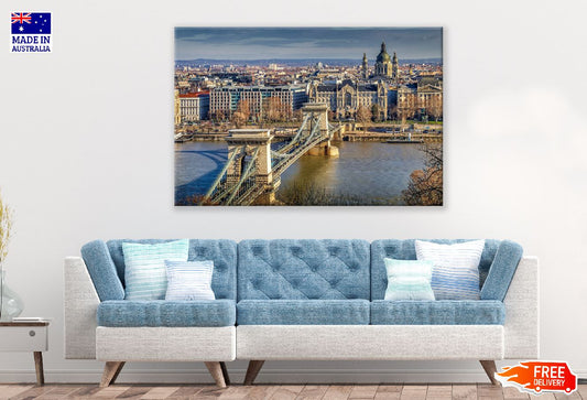 Szechenyi Chain Bridge, Hungary Photograph Print 100% Australian Made