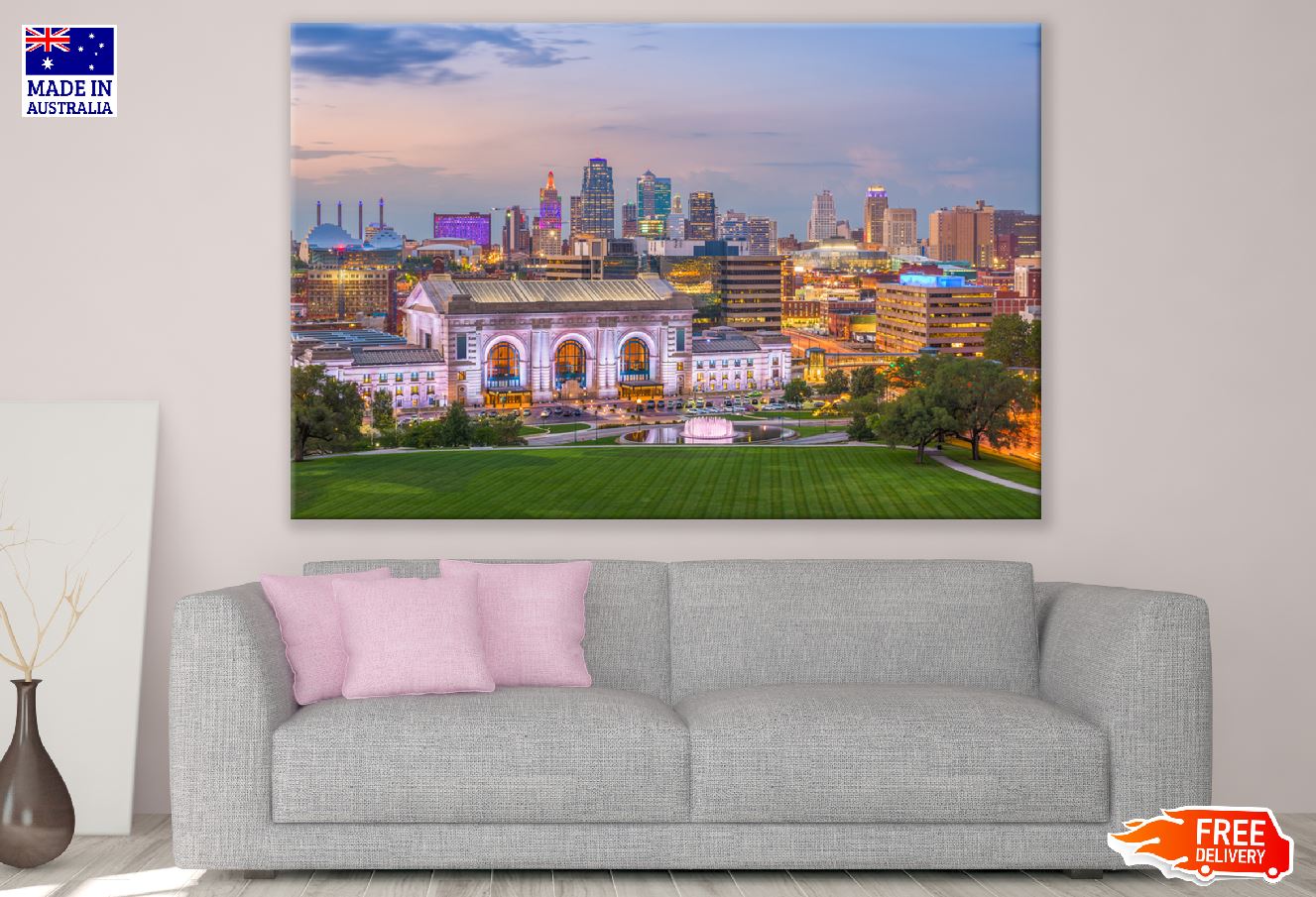 Kansas City View Photograph, Missouri, USA Print 100% Australian Made