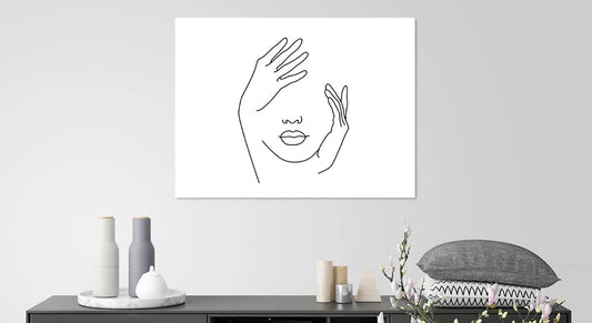 line art Minimalist Modern Print 100% Australian Made