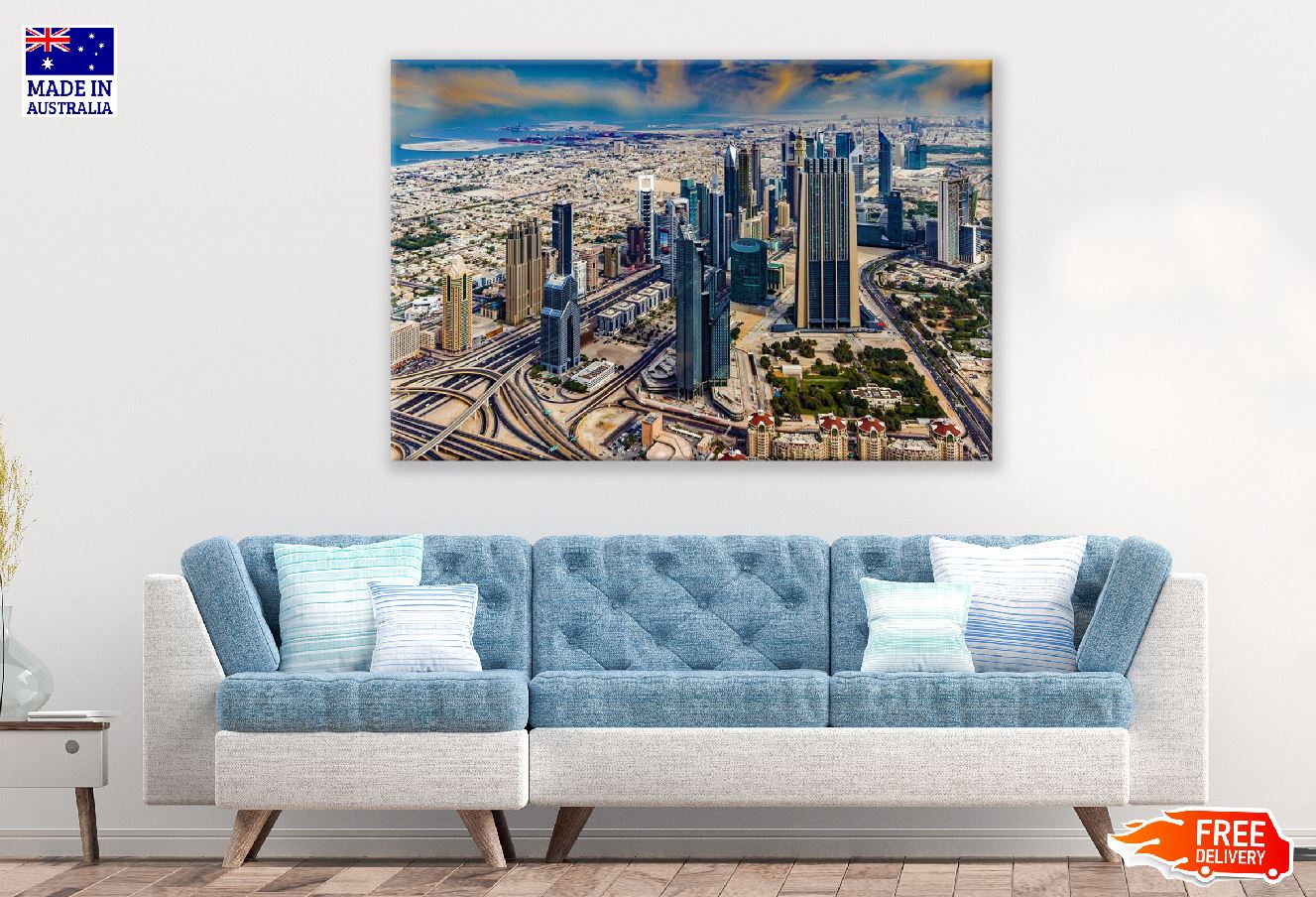 Burj Khalifa Skyscraper in Dubai Photograph Print 100% Australian Made
