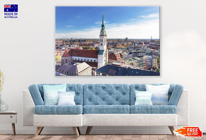 St. Peter's Church & Cityscape Photograph Germany Print 100% Australian Made
