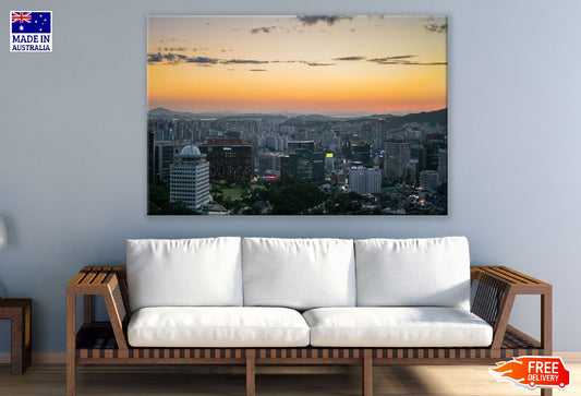 Myeongdong, Seoul, Korea, Sunset Photograph Print 100% Australian Made