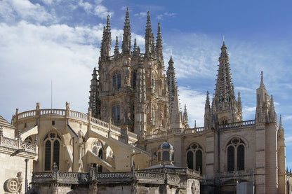 Cathedral of Saint Mary of Burgos & Blue Sky Photograph Print 100% Australian Made