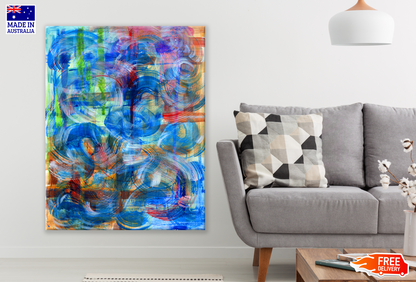 Colourful Abstract Design Print 100% Australian Made