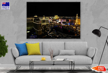 Cosmopolitan of Las Vegas Night View Photograph Print 100% Australian Made