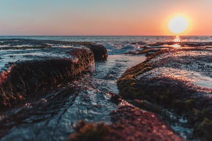 Beach Sunset Photograph Print 100% Australian Made