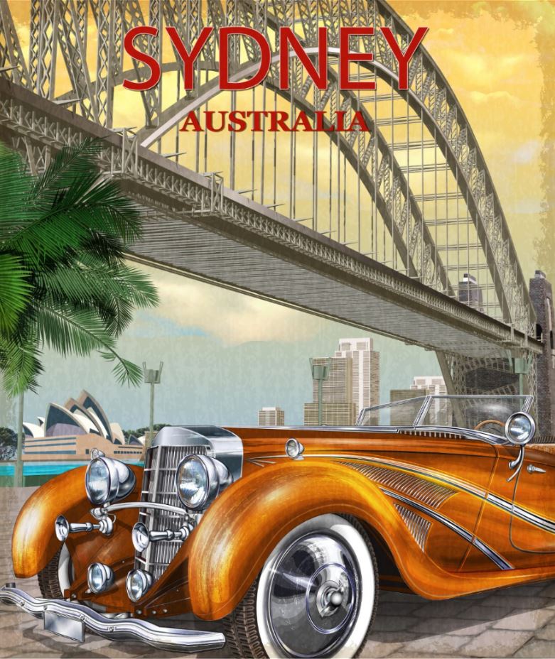 Sydney Poster Print 100% Australian Made