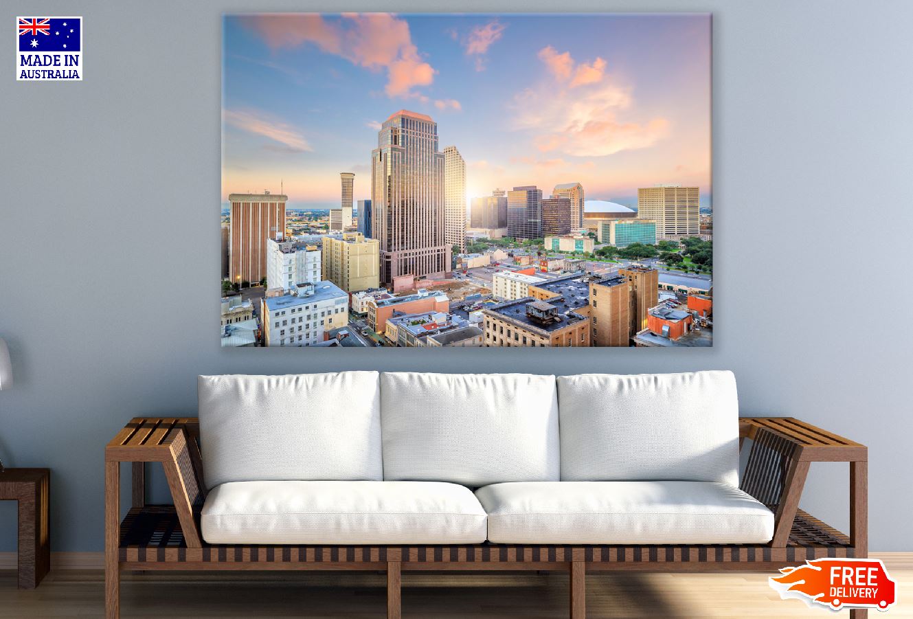 Orleans Downtown Photograph, Louisiana, USA Print 100% Australian Made