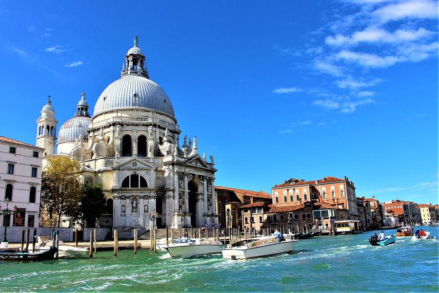 Basilica Salute The Grand Canal in Venice Photograph Print 100% Australian Made