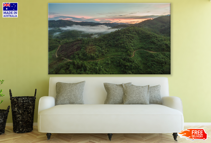 Forest Stunning Sky View Print 100% Australian Made