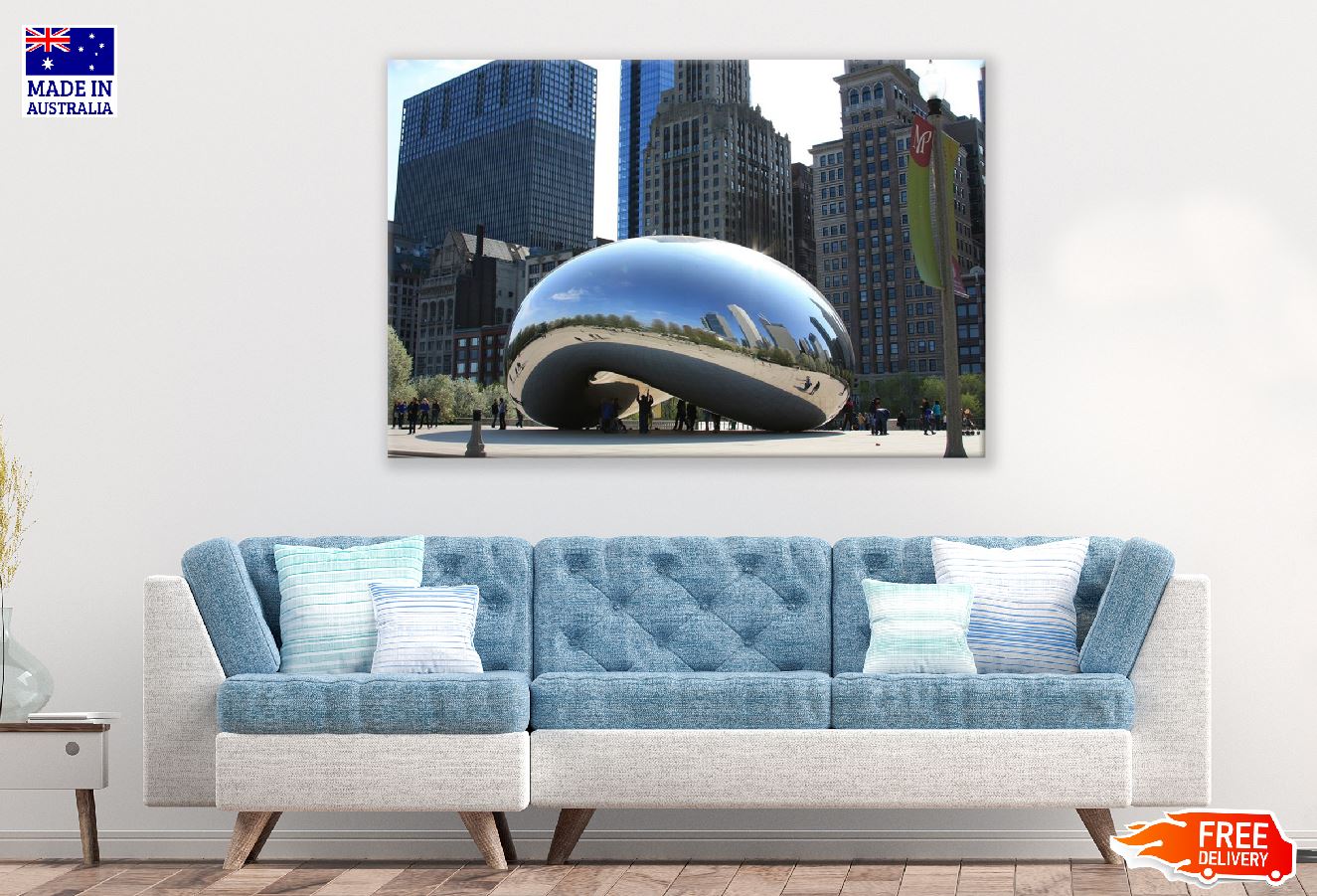Millennium Park, Chicago City View Photograph Print 100% Australian Made