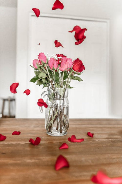 Flower Vase & Flowers Photograph Print 100% Australian Made