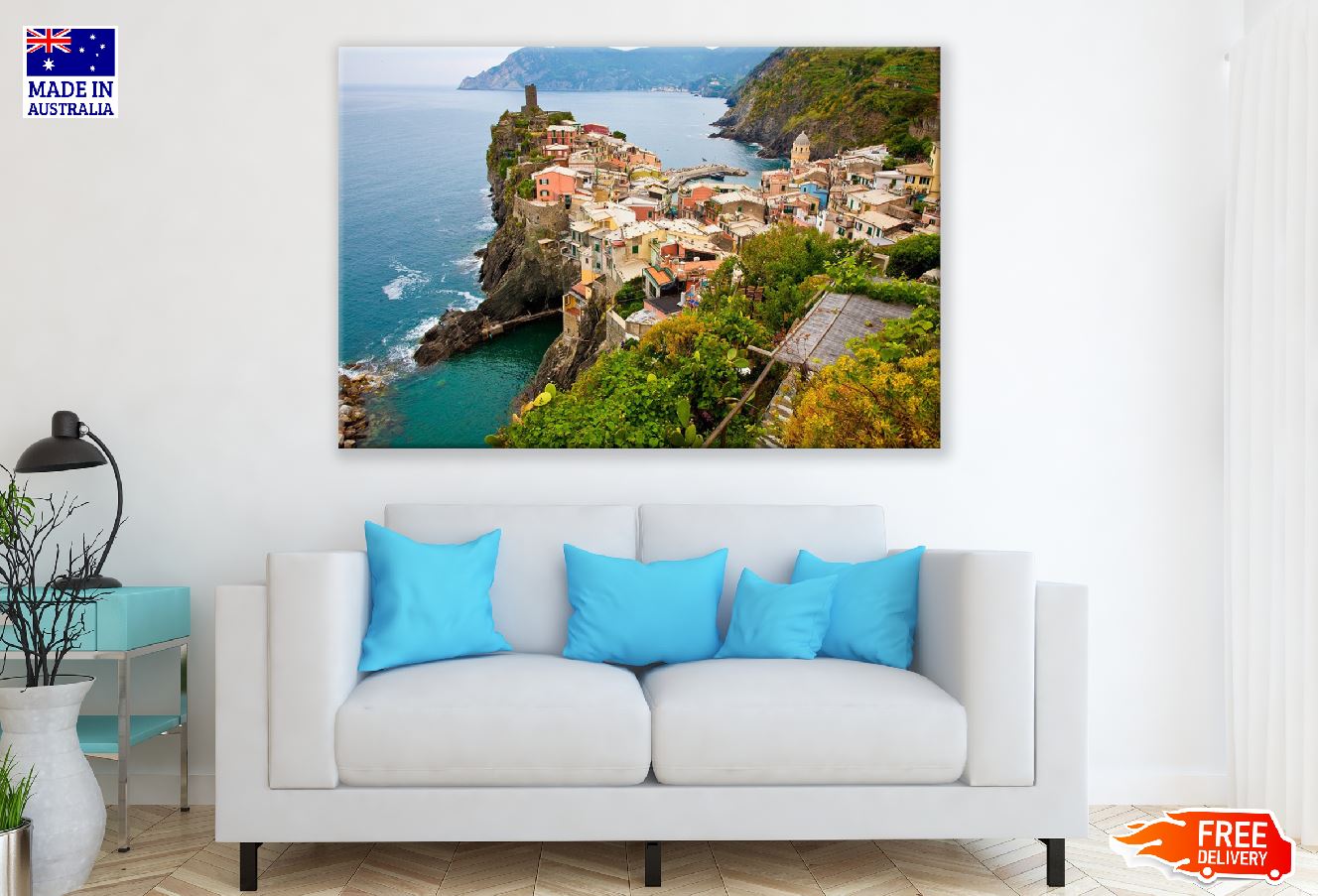 Cinque Terre National Park Italy Photograph Print 100% Australian Made