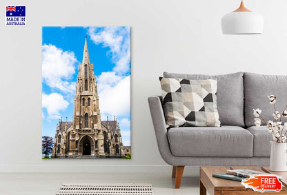 Church of Otago with Blue Sky View Photograph Print 100% Australian Made