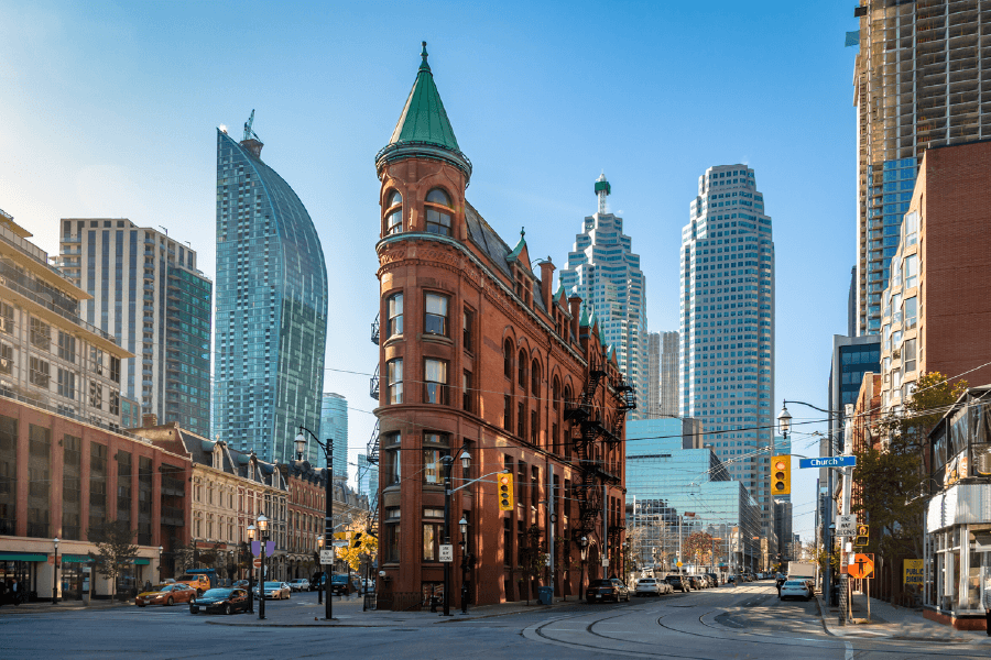 Building in downtown Toronto Print 100% Australian Made