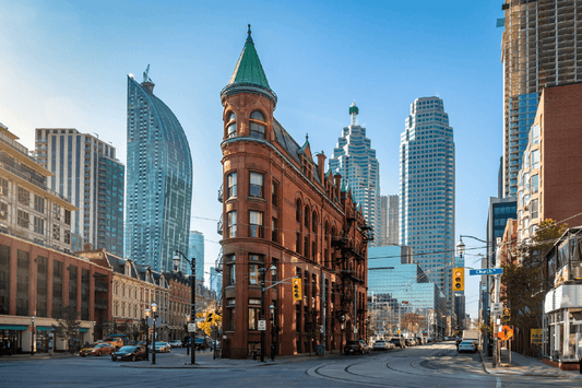 Building in downtown Toronto Print 100% Australian Made