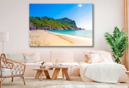 Bella Home Cleopatra Sea with Cliff View Print Canvas Ready to hang