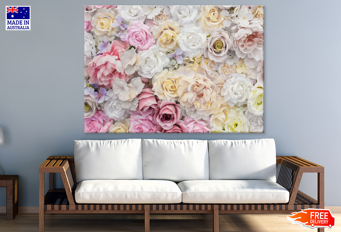 Colorful Rose Flowers Photograph Print 100% Australian Made