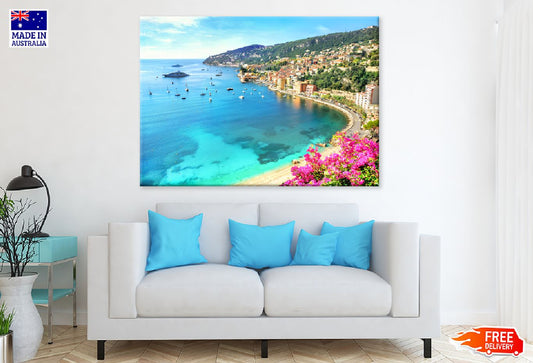 Mer. French Riviera View Photograph France Print 100% Australian Made