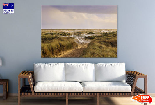 Dunes Scenery View Photograph Amrum Germany Print 100% Australian Made