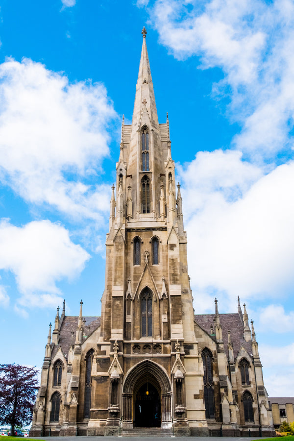 Church of Otago with Blue Sky View Photograph Print 100% Australian Made