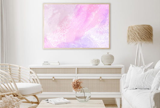 White Purple & Pink Abstract Design Home Decor Premium Quality Poster Print Choose Your Sizes