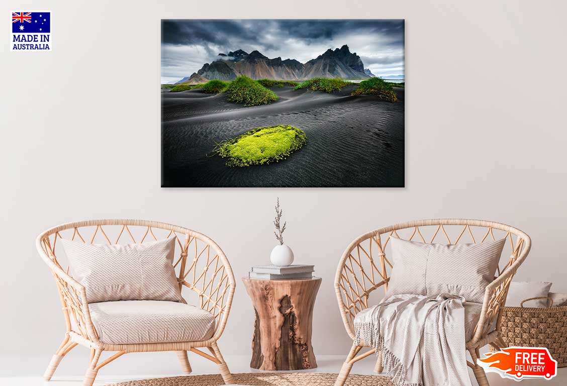 Rippled Beach Black Sand Photograph Print 100% Australian Made