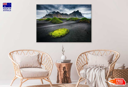 Rippled Beach Black Sand Photograph Print 100% Australian Made