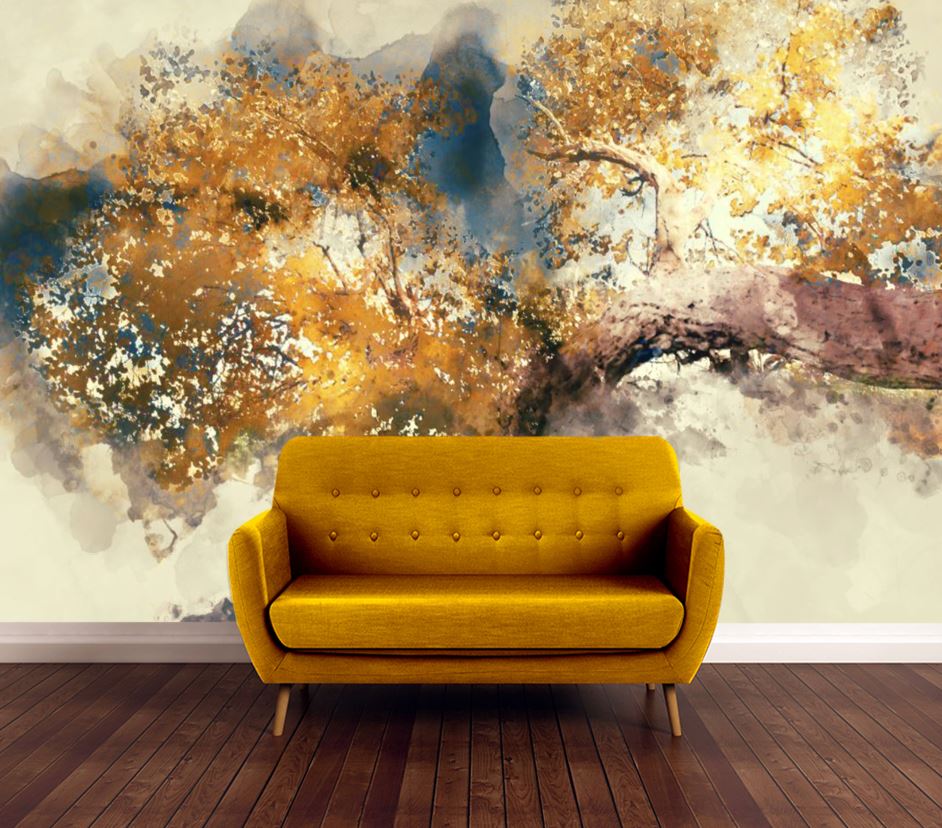 Wallpaper Murals Peel and Stick Removable Colorful Abstract Design High Quality