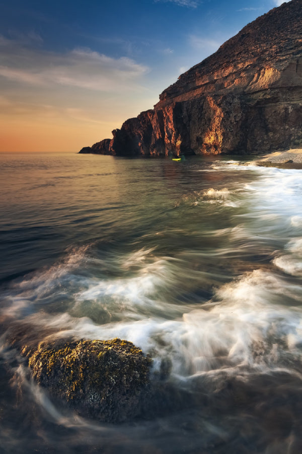 Seascape Rocks Sunset Scenery Photograph Print 100% Australian Made