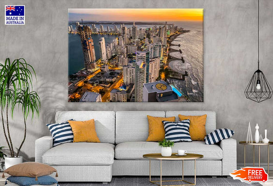 Bocagrande District in Cartagena Photograph Print 100% Australian Made